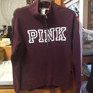 Maroon VS Quarter zip